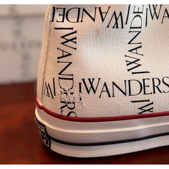 Converse Chuck 70 Hi Grid JW Anderson White Black Insign Mens 9 Sneakers 160808C main image 11